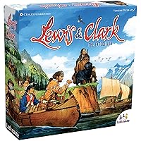 Lewis & Clark The Expedition Second Edition - Ludonaute Games, Strategy Board Game, Ages 14+, 1-5 Players, 120 Min