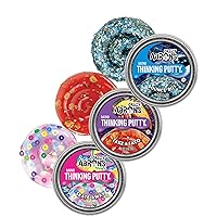 Crazy Aaron's Putty Mini Tins Bounce Bot, Skate Away & Take-A-Taco Gift Set Bundle - 3 Pack (13.3g Each)
