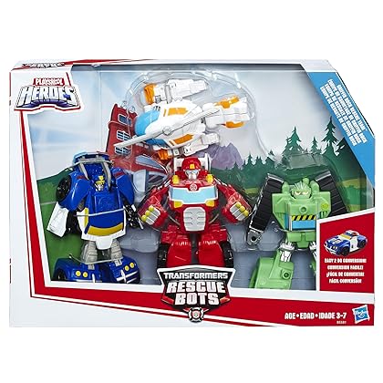 Transformers Rescue Bots Griffin Rock Team Action Figures (Amazon Exclusive)