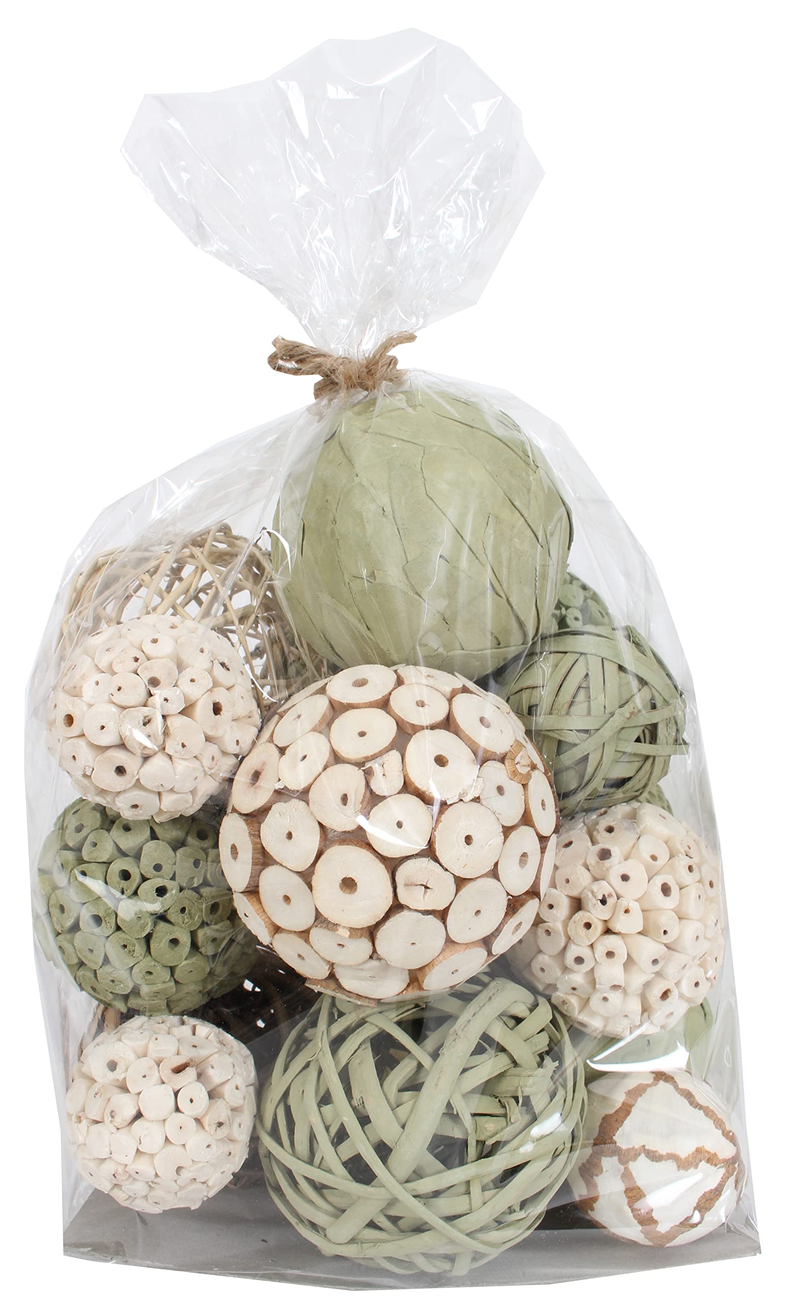 RULU Dried Exotics Orbs/Balls/Spheres Bowl and Vase Fillers 12