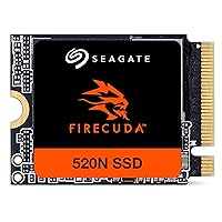 Seagate FireCuda 520N SSD 1TB SSD - M.2 2230-S2, PCIe Gen4 ×4 NVMe 1.4, speeds up to 4800MB/s, Compatible with Steam Deck, Microsoft® Surface, Laptop, with Rescue Services (ZP1024GV3A002)