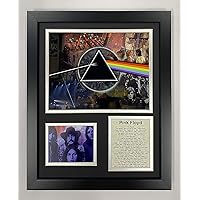 Legends Never Die Pink Floyd Mosaic- English Rock Band Collectible | Framed Photo Collage Wall Art Decor - 12