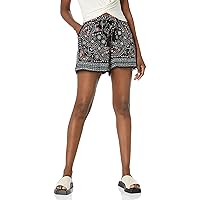 Angie Women's Junior's Boho Printed Shorts