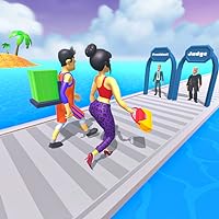 Money Fashion Girl Honey Life Gifts Running Race 3D - Take the Money and Become Rich Honey Challenge Runner Game