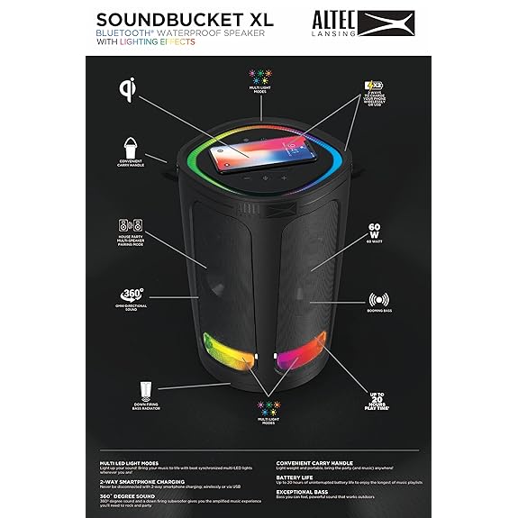 Mua Altec Lansing Soundbucket XL - Waterproof Bluetooth Speaker