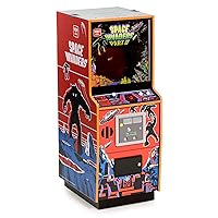 Numskull Quarter Arcades Space Invaders II Collector's Edition Mini Arcade - 1/4 Scale Authentic Wooden Replica, Original ROM, Rechargeable Battery & 3W Speakers for Retro Enthusiasts