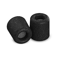 COMPLY 500 Series Foam Original Ear Tips for KZ ZS10 Pro, ZSX, AKG N5005, Moondrop Aria, Kato & Chu, FiiO FH7 and More! | Ultimate Comfort | Unshakeable Fit | TechDefender| Small, 3 Pairs,Black