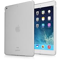 BoxWave Case Compatible with iPad Air 2 (2014) (Case by BoxWave) - Smart Sleeve, Flexible Case That Fits w/Apple Smart Cover for iPad Air 2 (2014), Apple iPad Air 2 (2014) - Frosted Clear