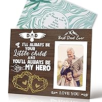Dad Picture Frame Gifts for Dad from Daughter Son Kids Dad Birthday Gift Ideas,Best Father Photo Frame Father-in-Law Gifts for New Year Valentine's Day Father's Day-4x6 Photo