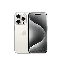 iPhone 15 Pro (256 GB) — White Titanium [Locked]. Requires unlimited plan starting at $60/mo.