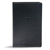 CSB Everyday Study Bible, Black LeatherTouch, Black Letter, Study Notes, Illustrations, Aricles, Easy-to-Carry, Easy-to-Read Bible Serif Type CSB Everyday Study Bible, Black LeatherTouch, Black Letter, Study Notes, Illustrations, Aricles, Easy-to-Carry, Easy-to-Read Bible Serif Type Imitation Leather