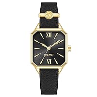 Nine West Women's Logo Charm Accented Strap Watch, NW/2878