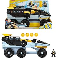 Fisher-Price Imaginext DC Super Friends Batman Toys Transforming Bat-Tank with Lights Sounds Figure & Projectiles for Preschool Kids Ages 3+ Years