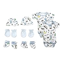 Newborn Baby Boys 8 Pc Layette Set