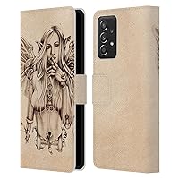 Head Case Designs Officially Licensed Brigid Ashwood Incomplete Steampunk Leather Book Wallet Case Cover Compatible with Samsung Galaxy A53 5G (2022)