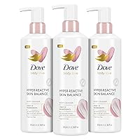 Body Love Body Cleanser Reaction-Prone Skin 3 Count Hyper-Reactive Skin Balance for Ultra-Sensitive Fragrance Free Body Wash with Only 12 Ingredients 17.5 oz