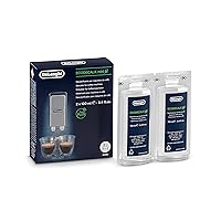 De'Longhi EcoDecalk Descaler, Eco-Friendly Universal Descaling Solution for Coffee & Espresso Machines, 2-Pack (1 use per pack)
