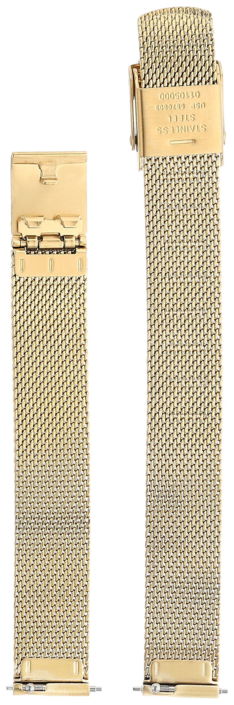 Skagen Women's 12mm Stainless Steel Mesh Watch Strap, Color: Gold-tone (Model: SKB2049)