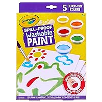 Crayola Spill Proof Watercolor Paint Set, Washable Paint for Kids, Ages 3, 4, 5, 6