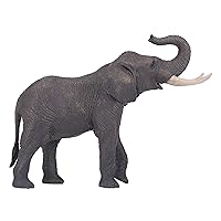MOJO African Elephant Realistic International Wildlife Hand Painted Toy Figurine