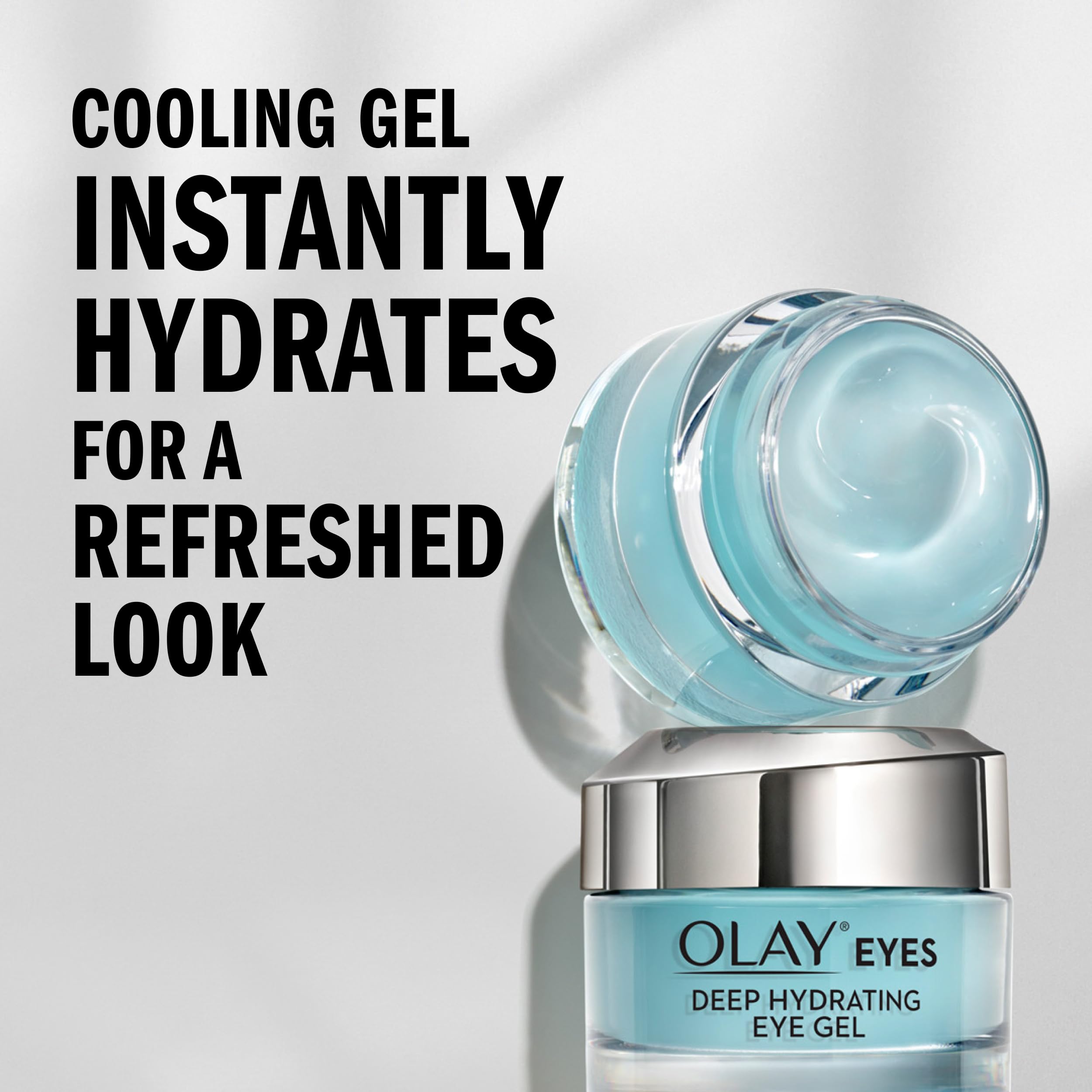 Olay Deep Hydrating Eye Gel with Hyaluronic Acid for Tired Eyes, 0.5 fl oz