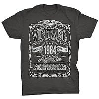 40th Birthday Shirt for Men - Vintage 1984 Aged to Perfection - 40th Birthday Gift