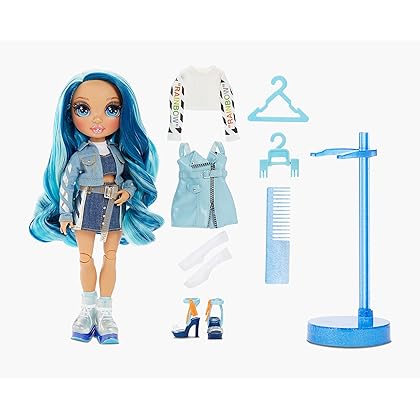 Rainbow High Rainbow Surprise Skyler Bradshaw - Blue Clothes Fashion Doll with 2 Complete Mix & Match Outfits and Accessories, Toys for Kids 4 to 15 Years Old