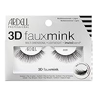 Ardell False Eyelashes 3D Faux Mink 859, 4 pairs