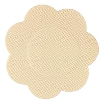Petal Top Disposable Nipple Covers 15 Pair, Beige, One Size