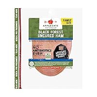 Applegate, Natural Uncured Black Forest Ham Family Size, 10.5oz