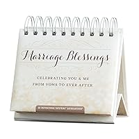 DaySpring - Marriage Blessings - Celebrating You & Me From Vows to Ever After - An Inspirational DaySpring DayBrightener - Perpetual Calendar (70943)