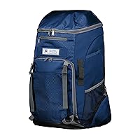 Russell Athletic Diamond Gear Backpack: Versatile Travel Baseball & Softball Sports Bag, Navy, One Size