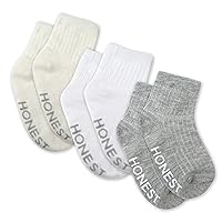 HonestBaby Multipack Cozy Socks Sustainably Made for Infant Baby, Toddler, Kids Boys, Girls, Unisex, Men and Women