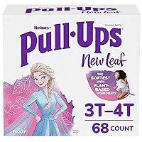 Pull-Ups New Leaf Girls' Disney Frozen Potty Training Pants, 3T-4T (32-40 lbs), 68 Ct