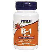 NOW FOODS Now B1 100MG, 100 Count