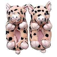 ooohyeah Funny Animal Hug Slippers for Women, Cute Plush Cozy Warm Slippers, Novelty Slippers with Grippers