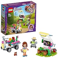 Lego 41425 Friends Olivia's Flower Garden Play Set with Tools, Zobo The Robot & Toy Go Kart