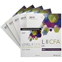 Wiley Study Guide + Test Bank for 2019 Level II CFA Exam