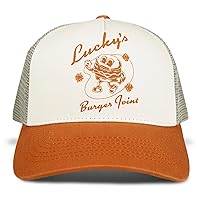 Standard Trucker Mesh-Back Cap with Adjustable Snapback for Men and Women (One Size Fits Most)