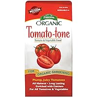Espoma Organic Tomato-Tone 3-4-6 with 8% Calcium. Organic Fertilizer for All Types of Tomatoes and Vegetables. Promotes Flower and Fruit Production. 4 lb. Bag
