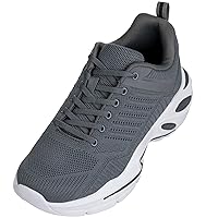 CALTO Men's Invisible Height Increasing Elevator Shoes - Super Lightweight Sporty Sneakers - 2.6 Inches Taller