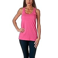 Women's Loose Fit Tank Top Relaxed Flowy Hot Pink