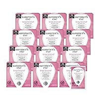 Summer's Eve Simply Sensitive Daily Gentle Feminine Wipes, Removes Odor, pH balanced, 16 count, 12 Pack