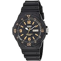 Casio Men's 'Classic' Quartz Resin Casual Watch, Color:Black (Model: MRW-200H-1B3VCF)