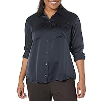 Equipment Women's Plus Size Signature Longsleeve Silk Shirt