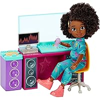 Mattel Karma’s World Recording Studio Toy Playset with Mattel Karma Doll & Accessories, Includes Collectible Record