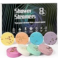 Shower Steamers Aromatherapy Shower Bath Bombs with Pure Essential Oils for Home Spa. Bath Steamer Gift Set for Lovers, Wife, Moms, Christmas Birthday Mothers' Valentines' Day