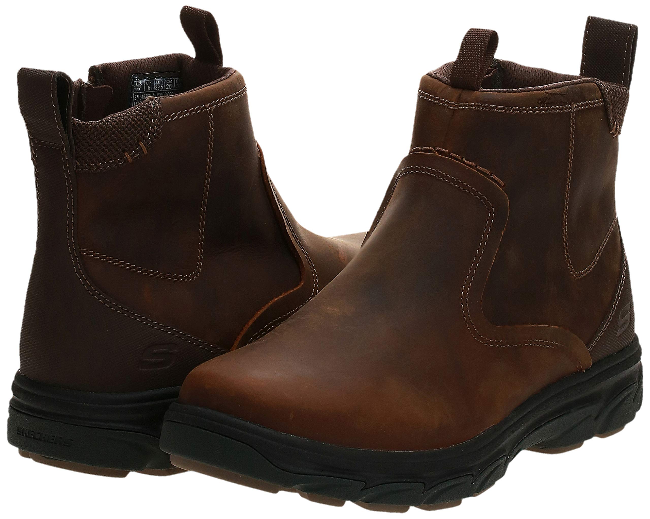 Skechers Men's Resment-Korver Chelsea Boot Side Zip Hiking