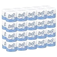 Scott 48040 2-Ply Standard Toilet Paper, White, 550 Sheets/Roll, 40 Rolls/Carton