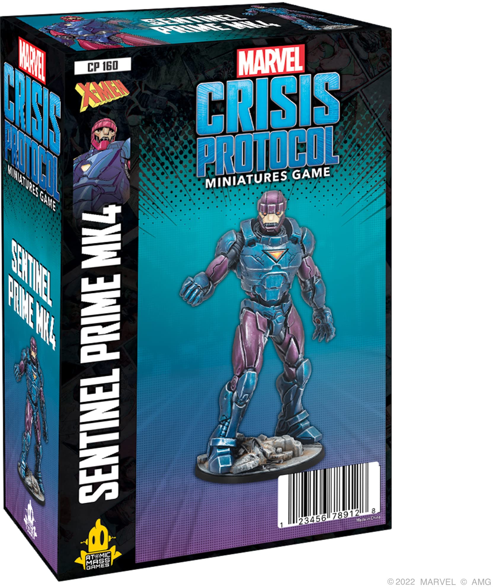 Marvel Crisis Protocol Sentinel Prime MK4 Character Pack | Miniatures Game | Strategy Game | Ages 14+ | 2 Players | Average Playtime 90 Minutes | Made by Atomic Mass Games, Multicolor (CP160EN)